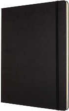 Notatnik Moleskine XXL bardzo duży (21,6x27,9 cm) w Kratkę Czarny Twarda oprawa (Moleskine Squared Notebook XXL Hard Black Cover) - 8053853602756