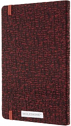 Notatnik Tekstylny Moleskine Blend L (duży 13x21 cm) w Linie Czerwony Ciemny Twarda oprawa (Moleskine Blend Collection Ruled Notebook Large Red Hard Cover) - 8053853603678