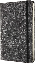 Notatnik Tekstylny Moleskine Blend L (duży 13x21 cm) w Linie Szary Twarda oprawa (Moleskine Blend Collection Ruled Notebook Large Grey Hard Cover) - 8053853603661