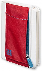 Opaska na Notatnik Moleskine L duży w rozmiarze 13x21 cm Czerwona Szkarłatna (Moleskine Tool Belt Large Scarlet Red) - 8052204401536