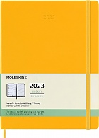 Kalendarz Moleskine 2023 12M rozmiar XL (bardzo duży 19x25 cm) Tygodniowy Pomarańczowo-żółty Twarda oprawa (Moleskine Weekly Notebook Diary/Planner 2023 Extra Large Orange Yellow Hard Cover) - 8056598852875