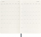 Kalendarz Moleskine 2023 12M rozmiar L (duży 13x21 cm) Horyzontalny Tygodniowy Niebieski / Szafirowy Miękka oprawa (Moleskine Weekly Horizontal Notebook Diary/Planner 2023 Large Sapphire Blue Soft Cover) - 8056420859959
