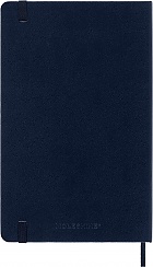 Kalendarz Moleskine 2023 12M rozmiar L (duży 13x21 cm) Tygodniowy Horyzontalny Niebieski Ciemny/Szafirowy Twarda oprawa (Moleskine Weekly Horizontal Notebook Diary/Planner 2023 Large Sapphire Blue Hard Cover) - 8056420859843