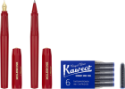 Zestaw Pióro wieczne i Długopis Moleskine x Kaweco Czerwony (Moleskine x Kaweco Fountain Pen and Ballpen Set Red) - 8056598854978