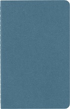 Zestaw 3 zeszytów Moleskine Cahier P kieszonkowe (9x14 cm) w Linie Niebieskie Miękka oprawa (Moleskine Cahiers Set of 3 Ruled Journals Brisk Blue Soft Cover) - 8058647629582