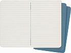 Zestaw 3 zeszytów Moleskine Cahier P kieszonkowe (9x14 cm) w Linie Niebieskie Miękka oprawa (Moleskine Cahiers Set of 3 Ruled Journals Brisk Blue Soft Cover) - 8058647629582