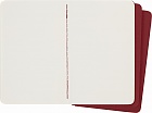 Zestaw 3 zeszytów Moleskine Cahier P kieszonkowe (9x14 cm) Czyste Żurawinowa Czerwień Miękka oprawa (Moleskine Cahiers Set of 3 Plain Journals Cranberry Red Soft Cover) - 9788862930970