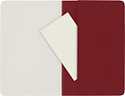 Zestaw 3 zeszytów Moleskine Cahier P kieszonkowe (9x14 cm) Czyste Żurawinowa Czerwień Miękka oprawa (Moleskine Cahiers Set of 3 Plain Journals Cranberry Red Soft Cover) - 9788862930970