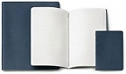 Zestaw 3 zeszytów Moleskine Cahier P kieszonkowe (9x14 cm) w Kratkę Granatowe Miękka oprawa (Moleskine Cahiers Set of 3 Squared Journals Navy Soft Cover) - 9788862930994