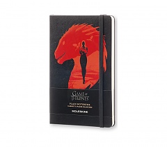 Notes Moleskine Gra o tron gładki, duży [13x21 cm] czarny (Moleskine Game of Thrones Limited Edition Plain Large )
