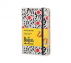 Notes Moleskine The Beatles - ALL YOU NEED IS LOVE w linię, kieszonkowy [9x14 cm] biało-czarny (Moleskine The Beatles Limited Edition Notebook Pocket Ruled Black - All You Need Is Love) - 805-50-0285-154-1
