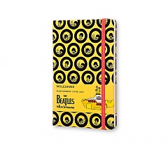 Notes Moleskine The Beatles w linię, duży [13x21 cm] żółty (Moleskine The Beatles Limited Edition Notebook Large Ruled Yellow) - 805-50-0285-155-8