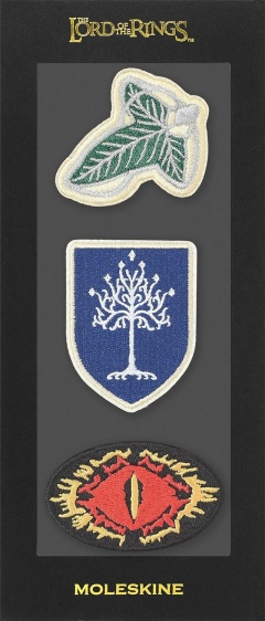 Moleskine Naszywki Władca Pierścieni 3x (Moleskine Limited Edition Lord Of The Rings Patches 3x) -  8056711512990