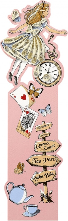 Moleskine Zakładka Origami Alicja w Krainie Czarów (Moleskine Limited Edition Alice's Advetures in Wonderland Origamo Bookmark) - 8056711513430