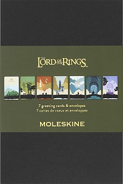 Moleskine Kartki Okolicznościowe Władca Pierścieni Zestaw 7 sztuk (Moleskine Limited Edition Lord of The Rings Greeting Cards 7 Pieces) -  8056711513478