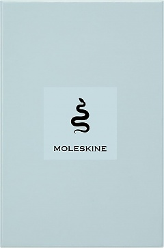 Notatnik Moleskine Rok Węża Wegańska Skóra L duży (13x21 cm) W Linie Szałwiowa Zieleń Miękka oprawa w Prezentowym Pudełku (Moleskine Year of the Snake Limited Edition Precious & Ethical Vegea Notebook in Gift box Soft Cover Large Ruled Sage Green) - 80569