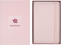 Notatnik Moleskine Sakura L duży (13x21 cm) W Linie Różowa Miękka oprawa (Moleskine Sakura Limited Edition Notebook Ruled Large Pink Soft Cover) -  8056999278632