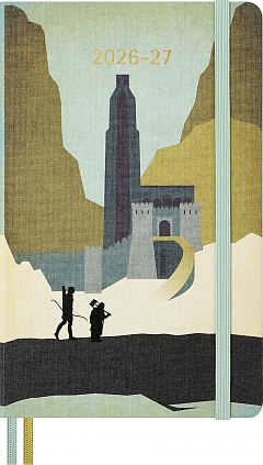 Kalendarz Moleskine 2026-2027 18-miesięczny Władca Pierścieni duży L (13x21 cm) Tygodniowy Twarda oprawa (Moleskine Limited Edition Lord Of The Rings 18 Month 2026-2027 Weekly Planner Large Hard Cover) -  8056999279110