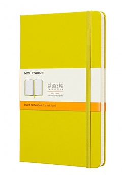 Notatnik Moleskine L duży (13x21cm) w Linie Żółty Mlecz Twarda oprawa (Moleskine Ruled Notebook Large Hard Dandelion Yellow) - 8058341715369