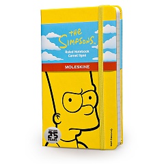 Notes Moleskine SIMPSONOWIE  P (9X14cm) w linie, żółta twarda oprawa (Moleskine The Simpsons Pocket Ruled Yellow hard cover) - 9788867324255