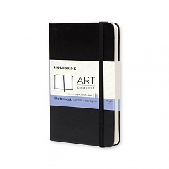Szkicownik Moleskine Art Sketchbook kieszonkowy P (9x14 cm) Czarny Twarda oprawa (Moleskine Art Sketchbook Pocket Black Hard Cover) - 9788883701054