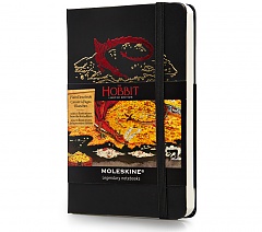 Notes kieszonkowy Moleskine Hobbit czysty, mały [9x14 cm] czarny (Moleskine Hobbit Limited Edition Plain Small Hard Black Cover)