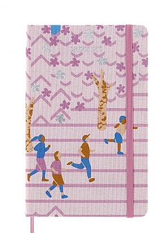 Kalendarz Moleskine 2022-2023 18-miesięczny Sakura Jogging duży L (13x21 cm) Tygodniowy Różowy / Wiśniowy Twarda oprawa (Moleskine Limited Edition Sakura Joggers 18 Month 2022-2023 Weekly Planner Large Hard Cover) - 98056598851465