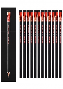 Moleskine x Blackwing Ołówki 12 miękkich Zestaw prezentowy (Blackwing x Moleskine Set of 12 Soft Pencils) - 8056999270049