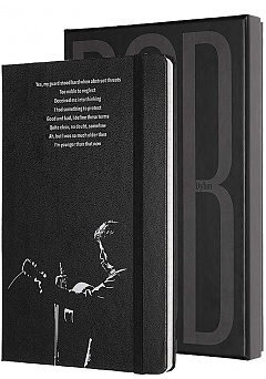 Notatnik Moleskine Bob Dylan L (duży 13x21) Kolekcjonerski Pudełko w Linie Czarny Twarda oprawa (Moleskine Bob Dylan Limited Edition Collector's Box Notebook Ruled Large Black Hard Cover) - 8053853600530