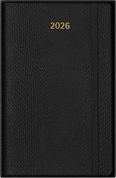 Kalendarz Moleskine 2026 12M rozmiar L (duży 13x21 cm) Tygodniowy sztuczna Skóra Węża Czarny Miękka Wegańska Oprawa w Pudełku (Moleskine 2026 Precious and Ethical Weekly Diary/Planner Box 12M Boa Black Soft Cover) - 8056999276287
