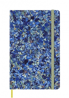 Moleskine Van Gogh duży (13x21 cm) w Linie Twarda Niebieska Oprawa z grafiką Vincenta Van Gogha (Moleskine Van Gogh Museum Blue Ruled Large Hard Cover) - 8056598858242