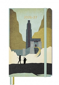 Kalendarz Moleskine 2026-2027 18-miesięczny Władca Pierścieni Legolas i Gimli duży L (13x21 cm) Tygodniowy Twarda oprawa (Moleskine Limited Edition Lord Of The Rings 18 Month 2026-2027 Weekly Planner Large Hard Cover) -  8056999279110