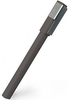 Pióro Kulkowe Żelowe Moleskine 0.7 milimetra Grafitowe Ciemno Szare ze Skuwką (Moleskine Classic Cap Roller Pen Plus 0.7 Charcoal Grey) - 8055002851923