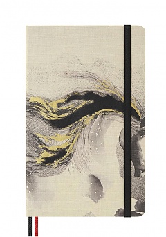 Notatnik Moleskine Rok Konia Kaligrafia L duży (13x21 cm) w Linię Twarda oprawa (Moleskine Year of the Horse Calligraphy Limited Edition Notebook Ruled Large Hard Cover) - 8056999278496