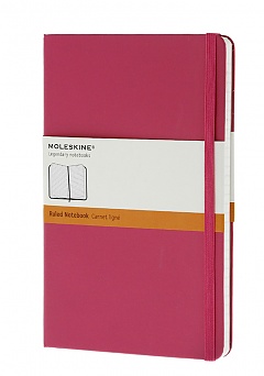 Notatnik Moleskine L duży (13x21cm) w Linie Magenta Twarda oprawa (Moleskine Ruled Notebook Large Magenta) - 9788866136453