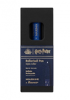 Pióro kulkowe Harry Potter Moleskine x Kaweco Niebieskie z 0.7 mm czarnym wkładem (Rollerball Pen Harry Potter Moleskine x Kaweco Blue 0.7 mm Black Ink)
