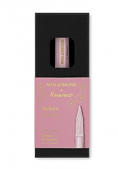 Długopis Sakura Moleskine x Kaweco Różowy z 1 mm niebieskim wkładem G2 (Ballpen Sakura Moleskine x Kaweco Pink 1 mm Blue Ink) - 8056999279073