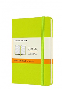 Notatnik Moleskine P kieszonkowy (9x14cm) w Linie Limonka Twarda oprawa (Moleskine Ruled Notebook Pocket Hard Lemon Green) - 8056420850857