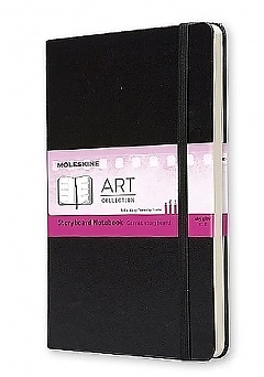 Notatnik Moleskine Art Plus Storyboard L duży (13x21 cm) Czarny Twarda oprawa (Moleskine Art Plus Storyboard Notebook Large Hard Cover) - 9788862933117