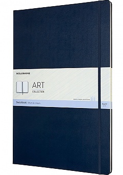 Szkicownik Moleskine Art Sketchbook A3 (29,7x42 cm) Niebieski Szafirowy Twarda oprawa (Moleskine Art Sketch Pad Album A3 Sapphire Blue Hard Cover) - 8058647626734