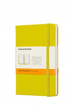 Notatnik Moleskine P kieszonkowy (9x14 cm) w Linie Żółty Mlecz Twarda oprawa (Moleskine Ruled Notebook Pocket Dandelion Yellow Hard Cover) - 8058341715260
