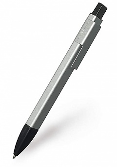 Długopis Moleskine Classic 1.0 milimetra Kulkowy Satynowany Metal (Moleskine Retractable Ballpoint Pen 1,0 mm Satin Metal) - 9788866138044