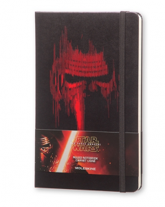 Notes Moleskine STAR WARS VII w linię, duży [13x21cm] czarny (Moleskine STAR WARS VII Limited Edition Ruled Large Hard Cover)