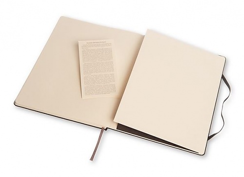 Notatnik Moleskine XL ekstra duży (19x25 cm) Czysty Czarny Twarda oprawa (Moleskine Plain Notebook Extra Large Hard Black) - 8051272892710