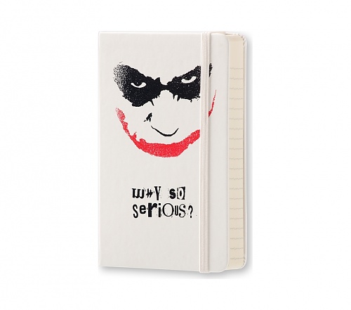 Kalendarz-terminarz książkowy Moleskine \"Batman\" mały [9x14 cm] dzienny 2017 biały, twarda oprawa (Moleskine Daily Diary/Planner 2017 \"Batman\" Pocket Hard Cover)
