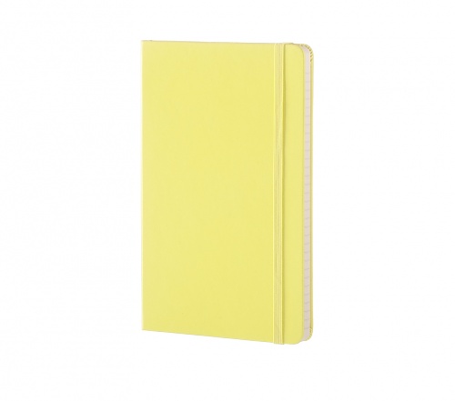 Notatnik Moleskine L duży (13x21cm) Czysty Cytrynowy Twarda oprawa  (Moleskine Plain Notebook Large Hard Citron Yellow) - 8051272893717