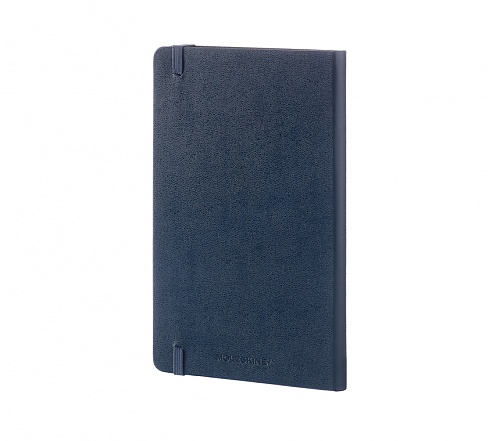 Notatnik Moleskine L duży (13x21cm) w Kratkę Szafirowy/ Granatowy Miękka oprawa (Moleskine Sqaured Notebook Large Soft Sapphire Blue) - 8058341715598