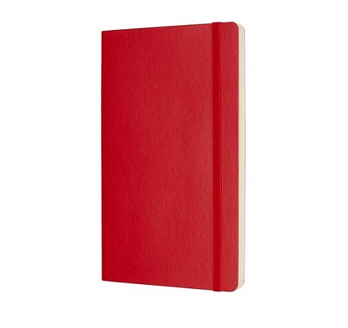 Notatnik Moleskine L duży (13x21cm) w Kropki Czerwony Twarda oprawa (Moleskine Dotted Notebook Large Hard Scarlet Red) - 8058341715420