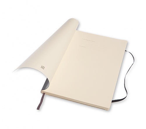 Notatnik Moleskine Workbook PRO A4(21x30cm) czysty czarny miękka oprawa (Moleskine Workbook PRO Notebook Plain Black A4 Soft Cover)