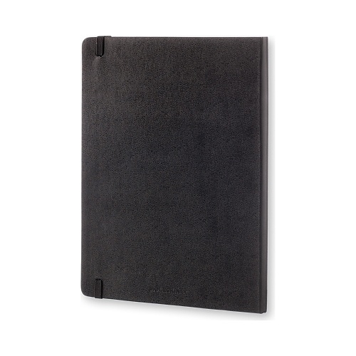 Notatnik Moleskine XL ekstra duży (19x25 cm) w Kratkę Czarny Twarda oprawa (Moleskine Squared Notebook Extra Large Hard Black) - 8051272895292